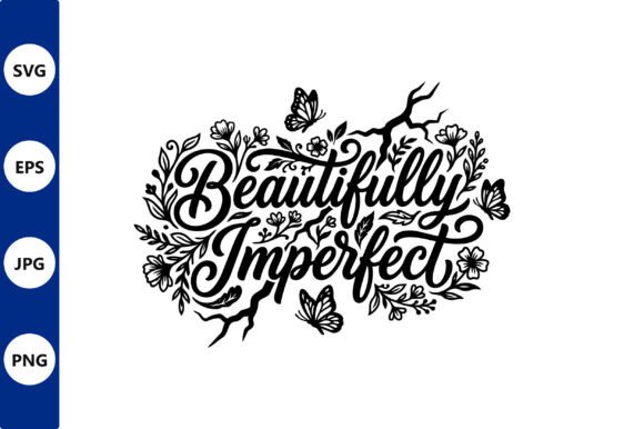 Beautifully Imperfect Floral Typography