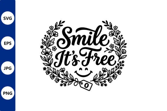 Floral Wreath with Smile Its Free Hand