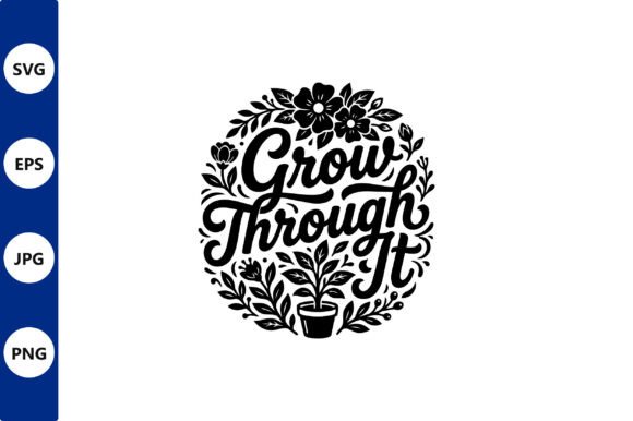 Grow Through It Floral Wreath