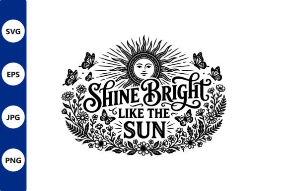 Shine Bright Sun Floral Sunburst